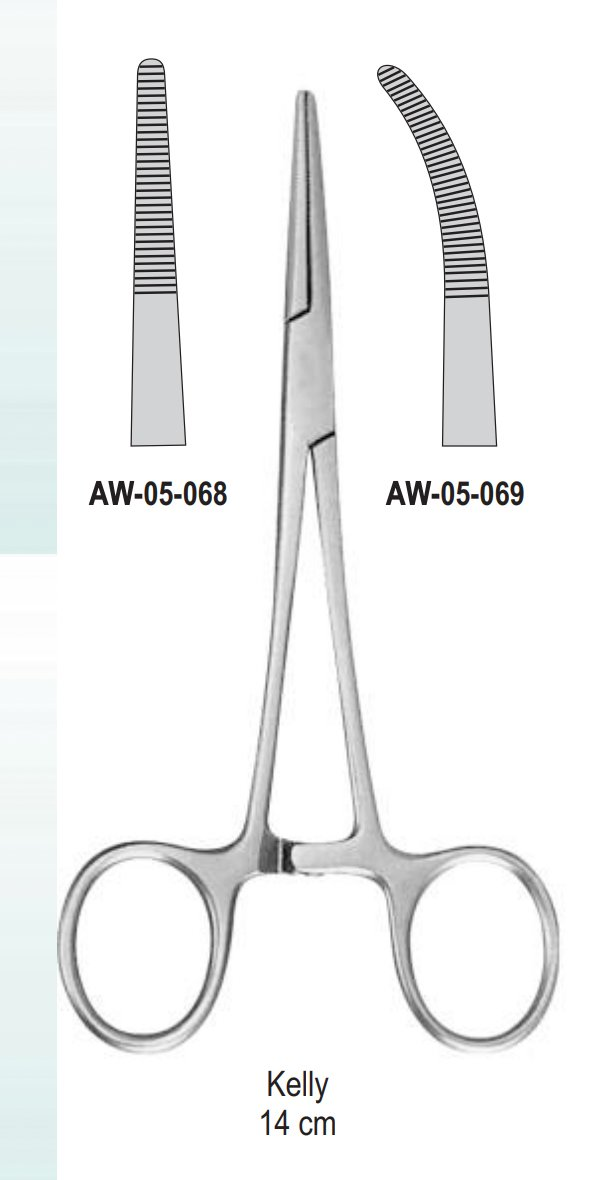 Kelly Haemostatic Forceps