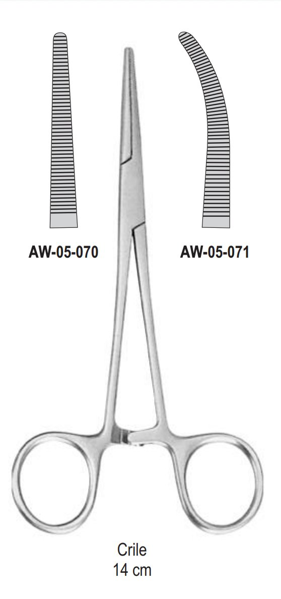 Crile Haemostatic Forceps